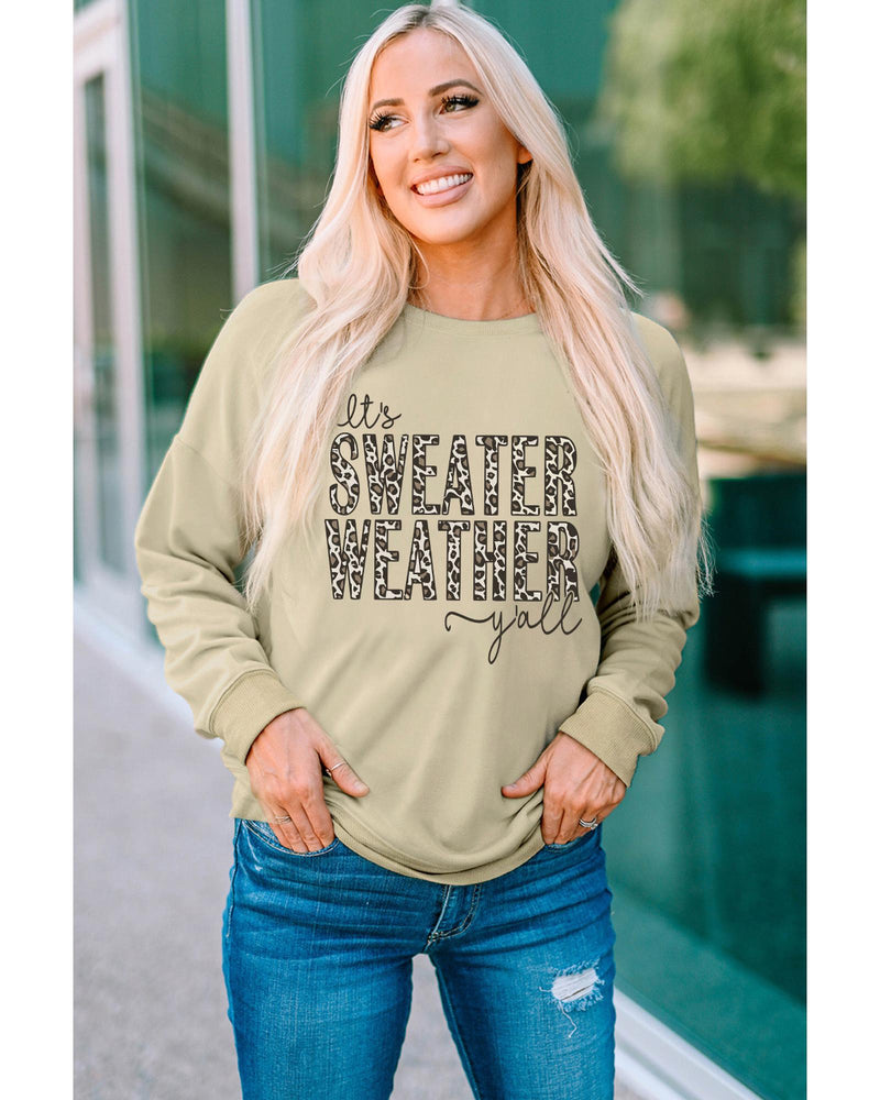 Azura Exchange Leopard Print Pullover Sweatshirt - S - NuSea