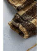 Azura Exchange Plaid Pattern Fleece Sweatshirt with Zip Collar - 2XL - NuSea