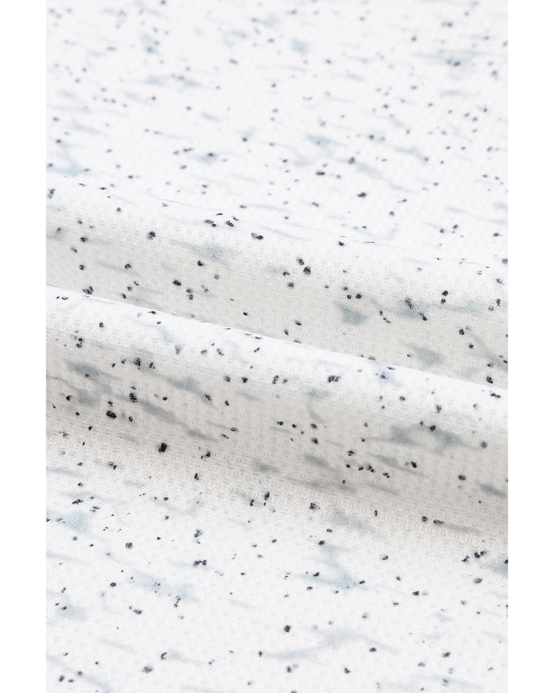 Azura Exchange Relaxed Rib Knit Long Sleeve Henley Top - L - NuSea