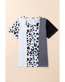 Azura Exchange Short Sleeve Color Block Top - S - NuSea