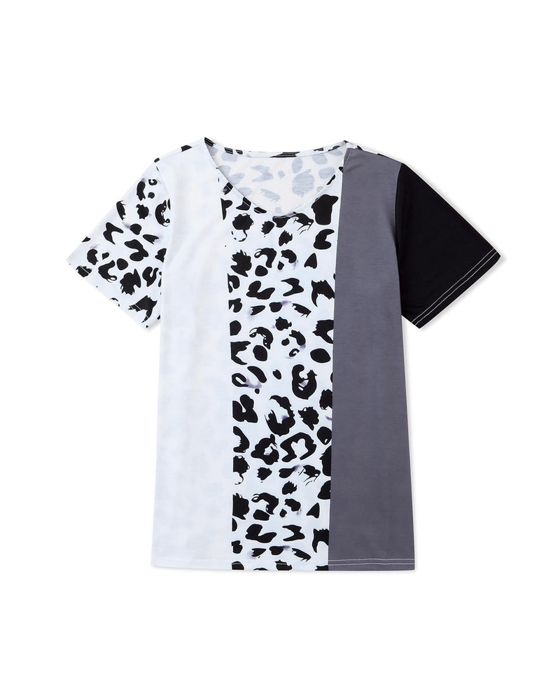 Azura Exchange Short Sleeve Color Block Top - S - NuSea