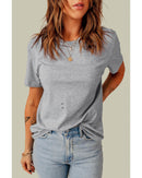 Azura Exchange Short Sleeve Ripped T - Shirt - S - NuSea