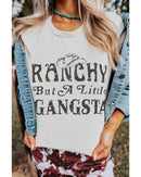 Azura Exchange Slogan Letter Print Short Sleeve T - Shirt - L - NuSea