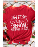 Azura Exchange Snowflake Print Graphic T - Shirt - S - NuSea