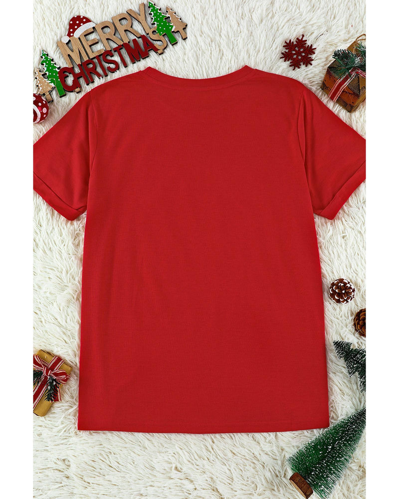Azura Exchange Snowflake Print Graphic T - Shirt - S - NuSea