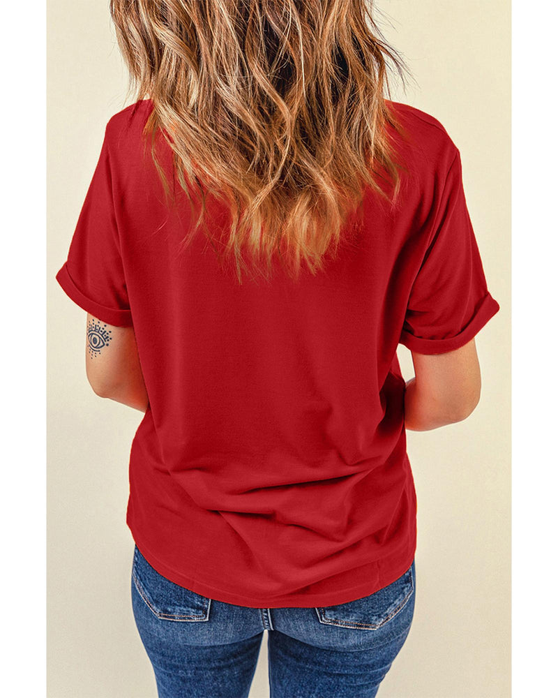 Azura Exchange Snowflake Print Graphic T - Shirt - S - NuSea