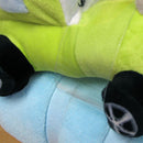 Baby Blue Blanket with Toy Tractor - NuSea