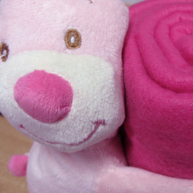 Baby Pink Blanket with Toy Bunny - NuSea