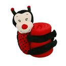 Baby Red Blanket with Toy Ladybug - NuSea
