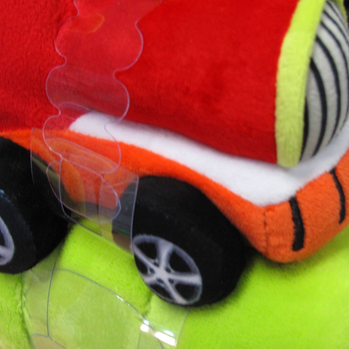 Baby Red Blanket with Toy Tractor - NuSea