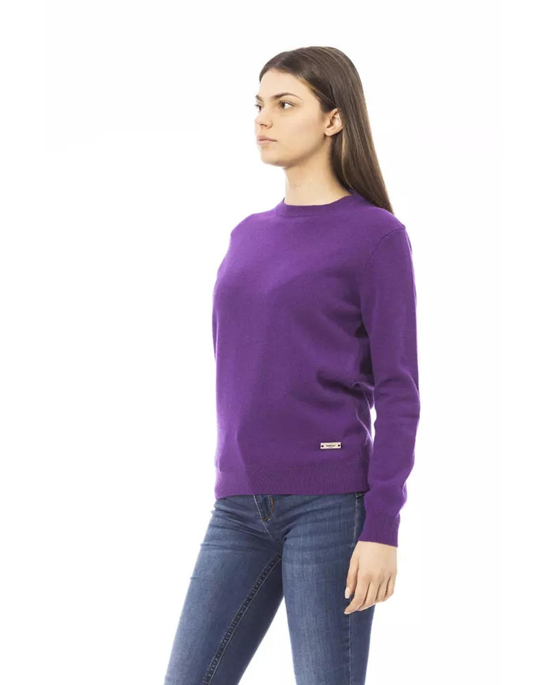 Baldinini Monogram Long Sleeve Sweater L Women - NuSea