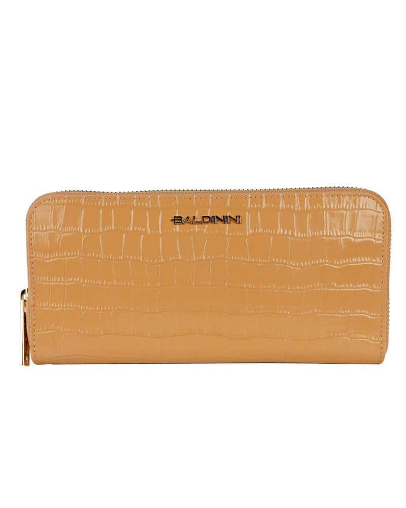 Baldinini Trend Women's Beige Leather Wallet - One Size - NuSea