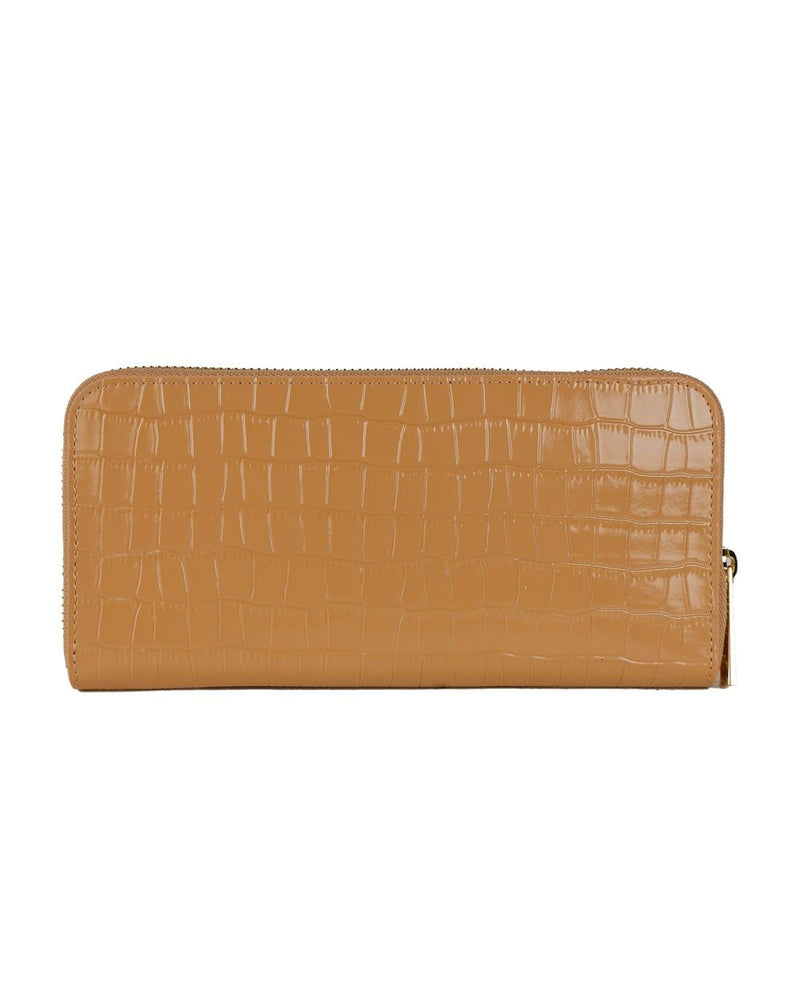 Baldinini Trend Women's Beige Leather Wallet - One Size - NuSea