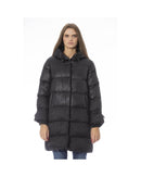 Baldinini Trend Women's Black Nylon Jackets & Coat - 2XL - NuSea