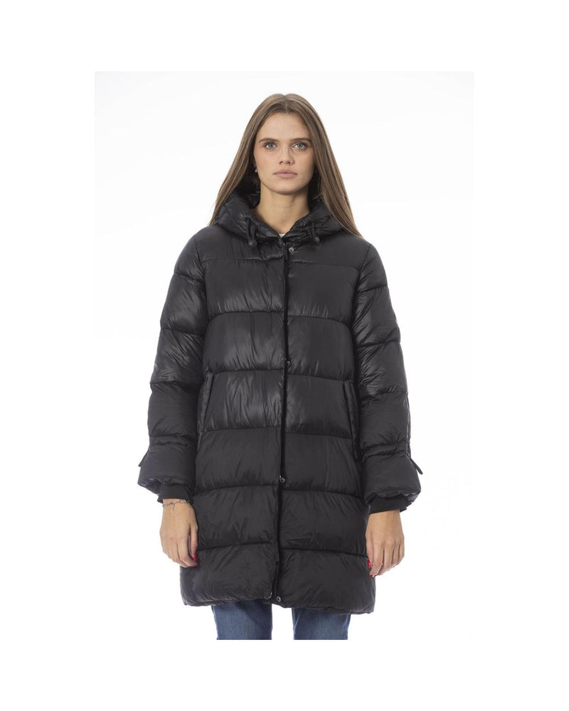 Baldinini Trend Women's Black Nylon Jackets & Coat - 3XL - NuSea