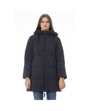 Baldinini Trend Women's Blue Polyester Jackets & Coat - S - NuSea
