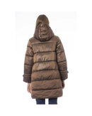 Baldinini Trend Women's Brown Nylon Jackets & Coat - L - NuSea