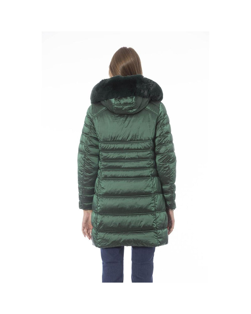 Baldinini Trend Women's Green Polyester Jackets & Coat - M - NuSea