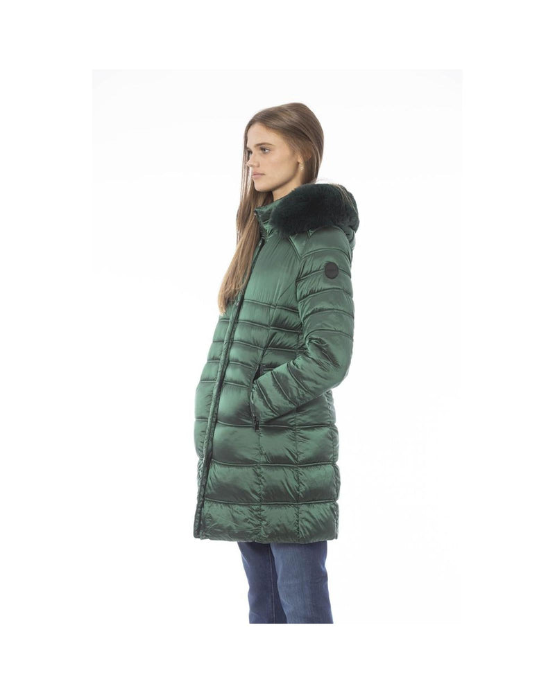 Baldinini Trend Women's Green Polyester Jackets & Coat - S - NuSea