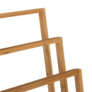 Bamboo Towel Bar Holder Rack 3 - Tier Freestanding for Bathroom and Bedroom - NuSea