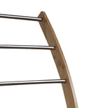 Bamboo Towel Bar Metal Holder Rack 3 - Tier Freestanding and Bottom shelf for Bathroom - NuSea