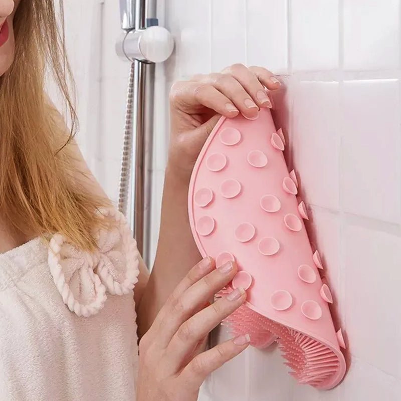 Bath Shower Exfoliating Silicone Massager Cleaning Mat - NuSea