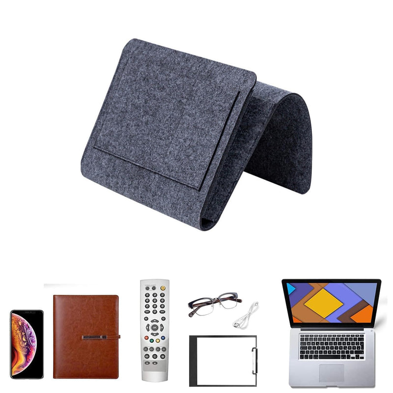 Bed Organiser Bed Caddy Sofa Organiser Bedside Organiser Book Magazines Organiser Dark Grey - NuSea