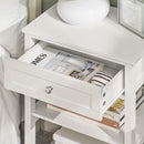 Bedside Table with Drawer Shelves - NuSea