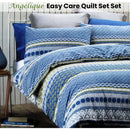 Belmondo Angelique Easy Care Quilt Cover Set Queen - NuSea