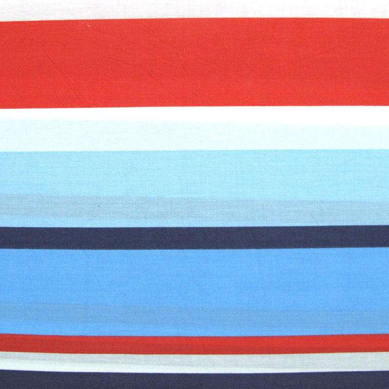 Belmondo Atlanta Striped Easy Care Quilt Cover Set King - NuSea