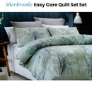 Belmondo Sherbrooke Forest Easy Care Quilt Cover Set King - NuSea