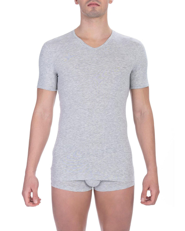 Bikkembergs Men's Gray Cotton T - Shirt - M - NuSea