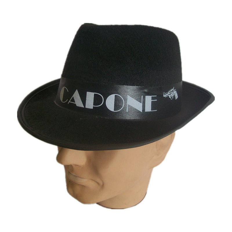 Black al capone hat - NuSea