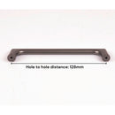 Black Zinc Kitchen Cabinet Handles Drawer Bar Handle Pull 128mm - NuSea