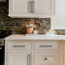 Black Zinc Kitchen Cabinet Handles Drawer Bar Handle Pull 96mm - NuSea