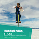 Blue Pogo Stick Kids - Childrens Jumping Jackhammer Exercise Hopper Toy - NuSea