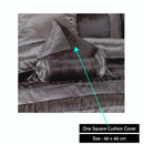 Boudoir Caledonia Black Silver Square Cushion Cover - NuSea