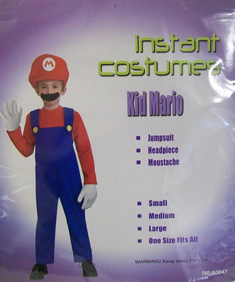 BOYS COSTUME MARIO - NuSea