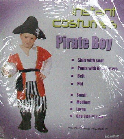 BOYS COSTUME PIRATE - NuSea