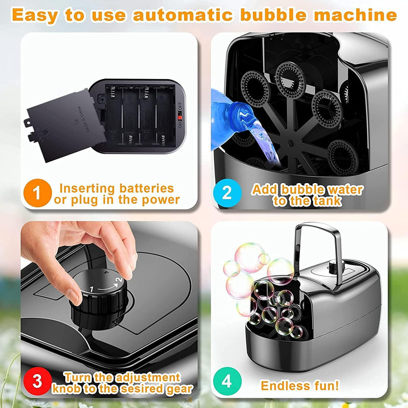 Bubble Machine Kids, Automatic Maker Toy - NuSea