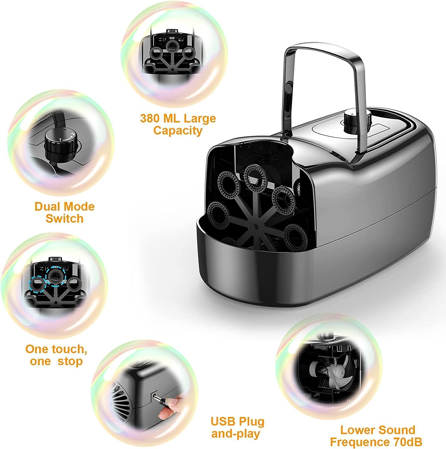 Bubble Machine Kids, Automatic Maker Toy - NuSea