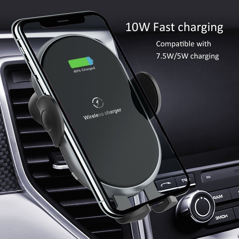 C366: Automatic Clamping Wireless Car Charger,with backlight - NuSea