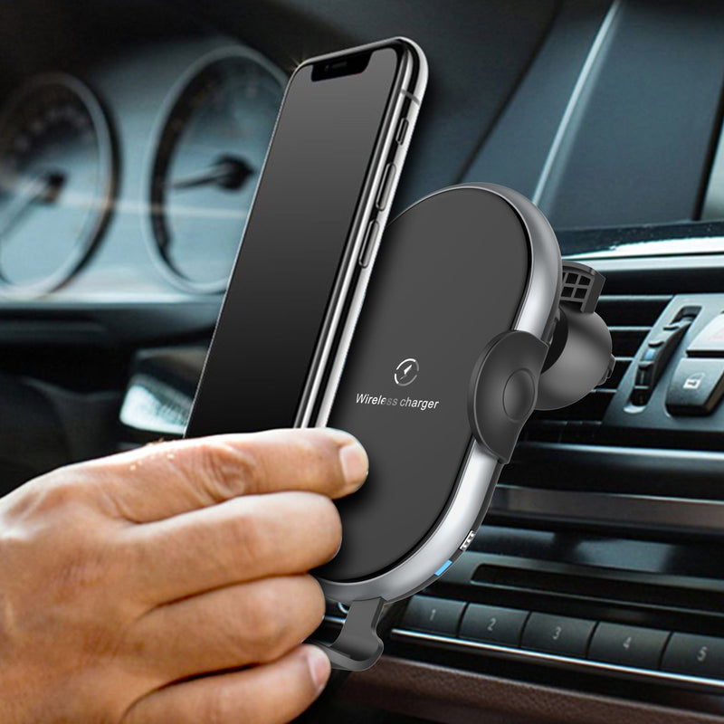 C366: Automatic Clamping Wireless Car Charger,with backlight - NuSea
