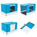 Cage Cover Enclosure for Wire Dog Cage Crate 24in BLUE - NuSea