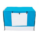 Cage Cover Enclosure for Wire Dog Cage Crate 24in BLUE - NuSea
