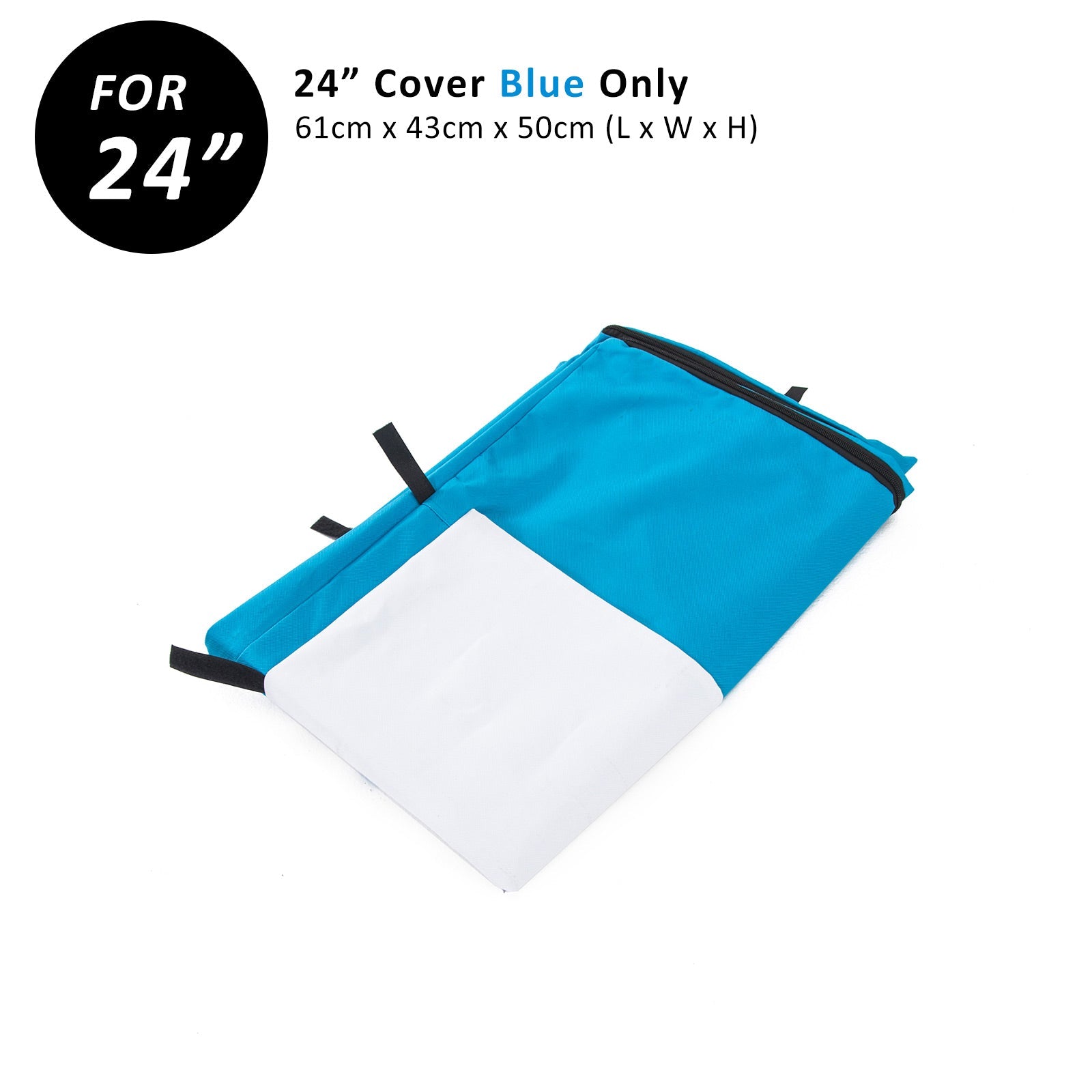 Cage Cover Enclosure for Wire Dog Cage Crate 24in BLUE - NuSea