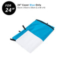 Cage Cover Enclosure for Wire Dog Cage Crate 24in BLUE - NuSea