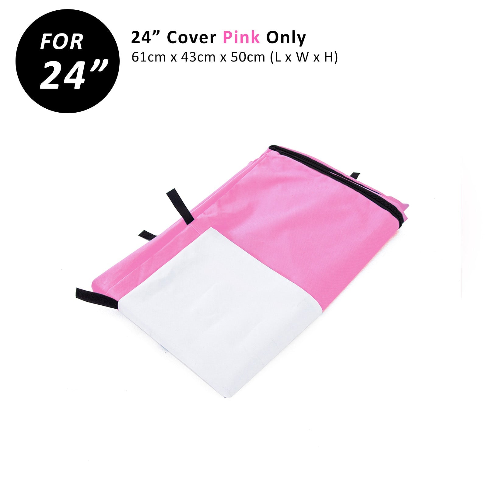 Cage Cover Enclosure for Wire Dog Cage Crate 24in PINK - NuSea