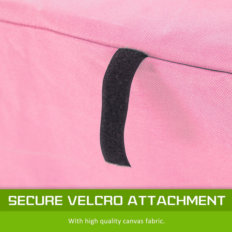 Cage Cover Enclosure for Wire Dog Cage Crate 24in PINK - NuSea