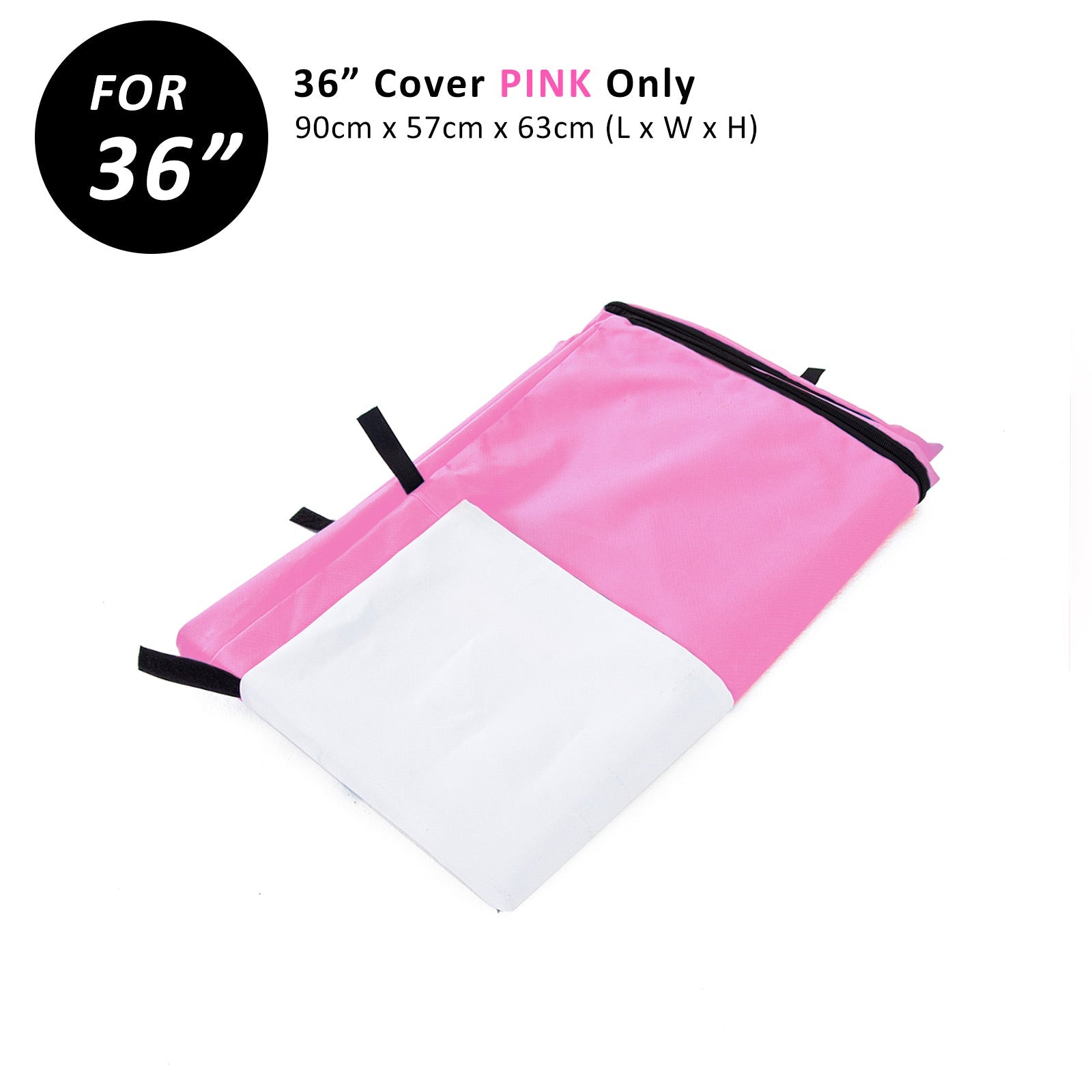 Cage Cover Enclosure for Wire Dog Cage Crate 36in PINK - NuSea
